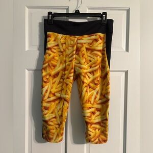 Capri Blackmilk French Fry Print Leggings